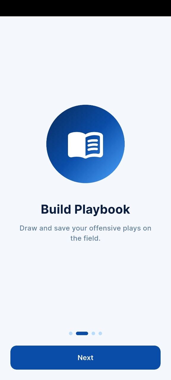 Onboarding track games screen